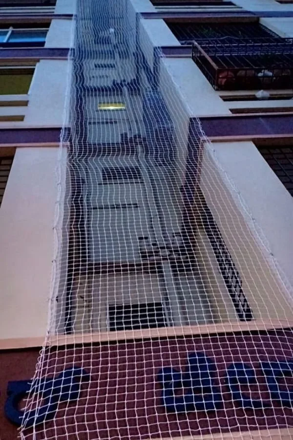 Invisible grill system across a residential opening